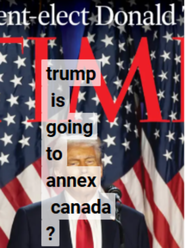 Trump is going to annex canada?