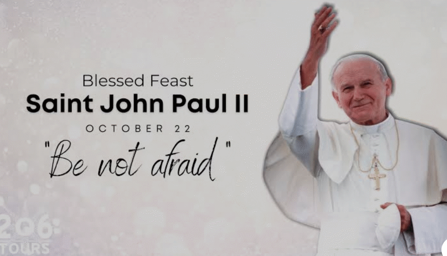 🌍 Pope John Paul II:…