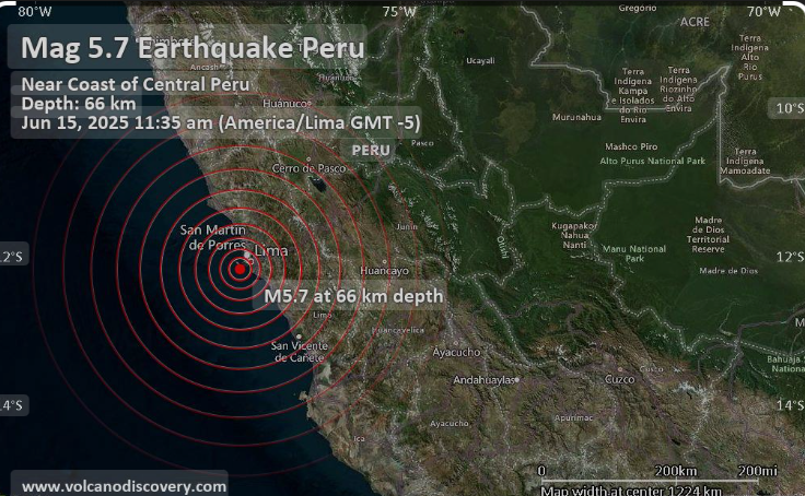 Lima Peru earthquake
