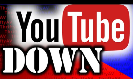youtube down,